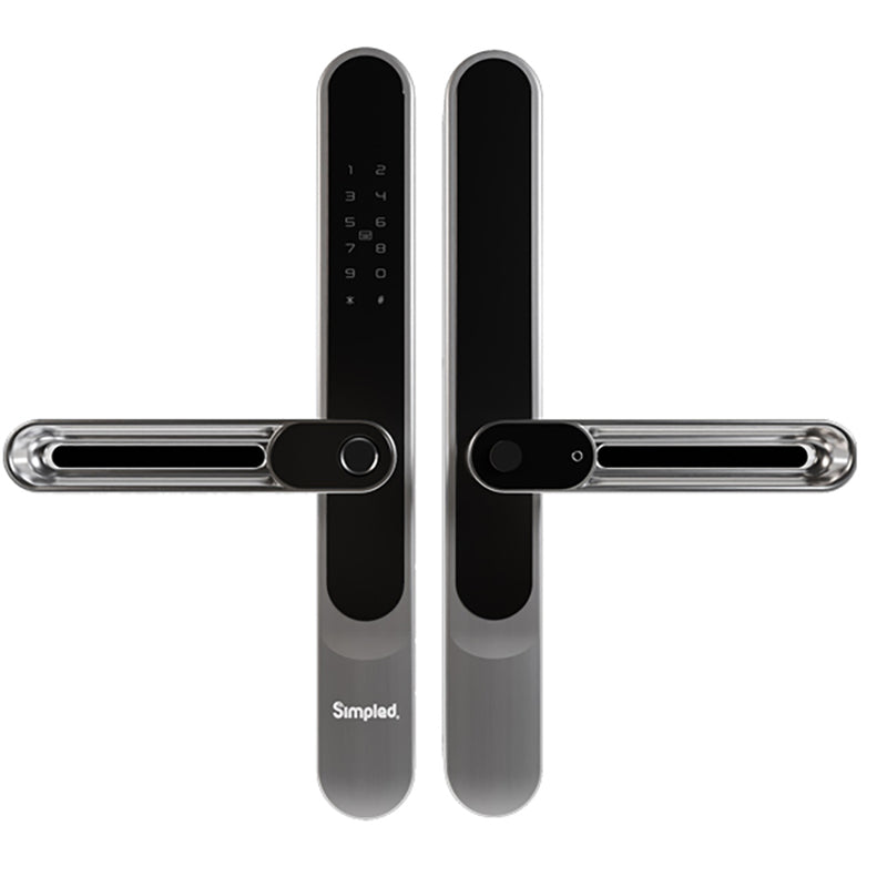 Simpled SS Slim Wi-Fi Smart Lock - Silver