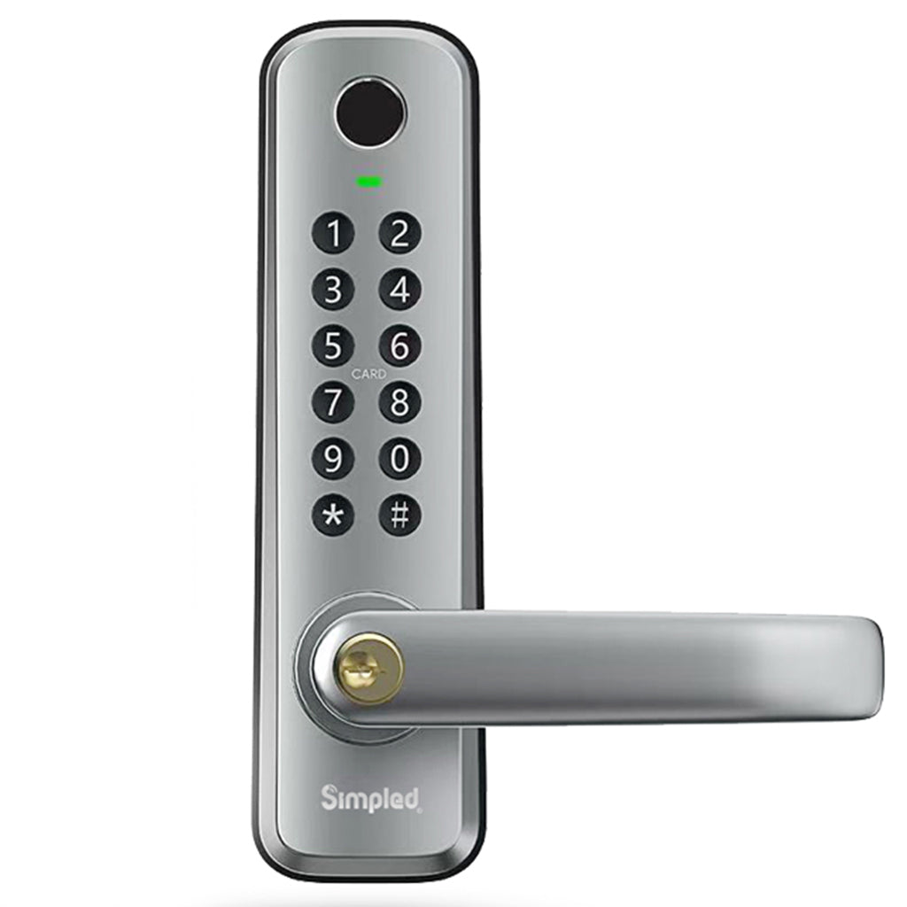 Simpled WF Slimline Push Button Smart Lock