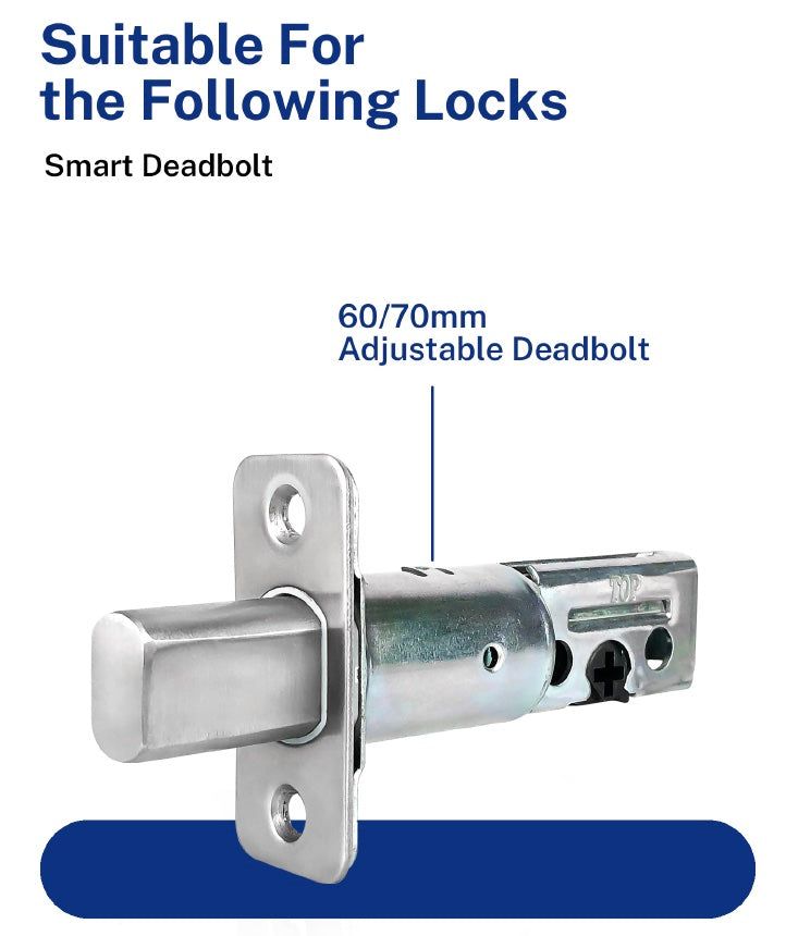 TTLock Smart Deadbolt Lock Black, Fingerprint, PIN, App