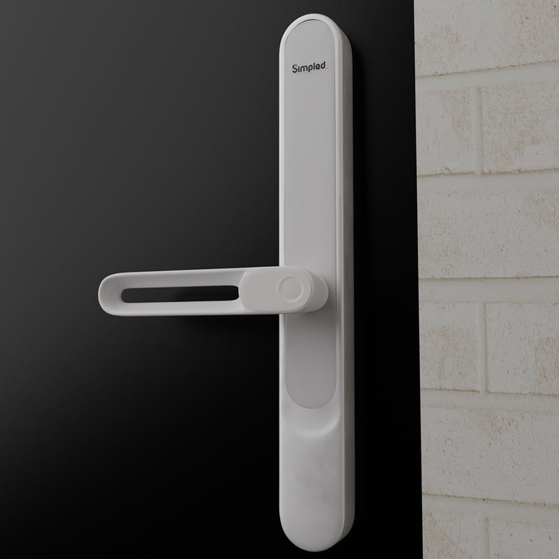 Simpled SS Slim Series Smart Lock - White