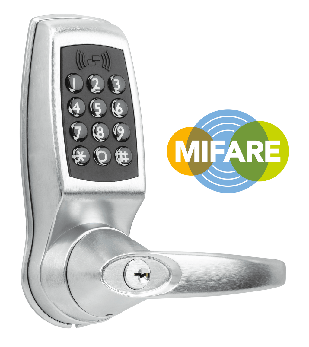 KeyInCode 4500 Wi-Fi Smart Lock - Mifare - Satin Nickel