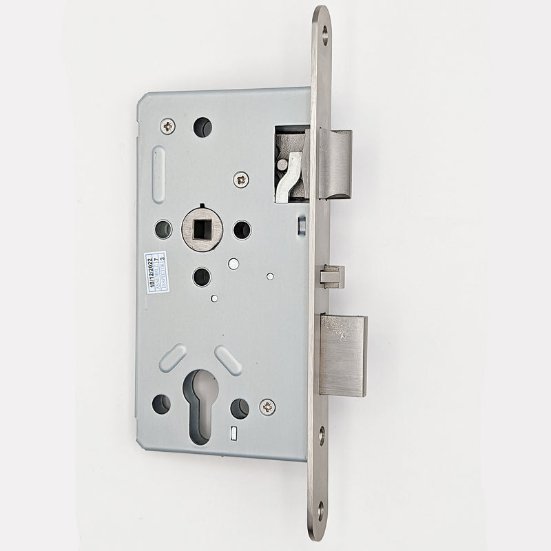 Self activating deadbolt mortice. LEFT