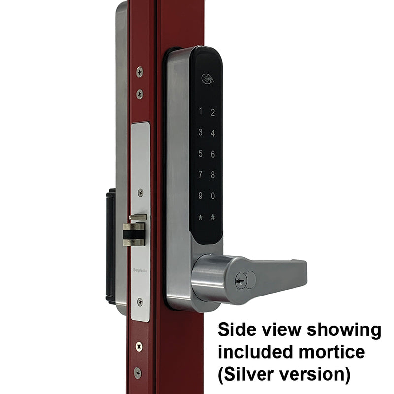 KeyInCode 9582 Wi-Fi Narrow Stile Smart Lock - Black