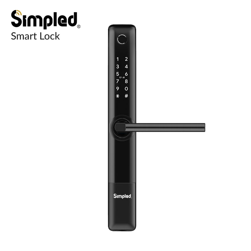 Simpled SF Slim Series Smart Lock - Black