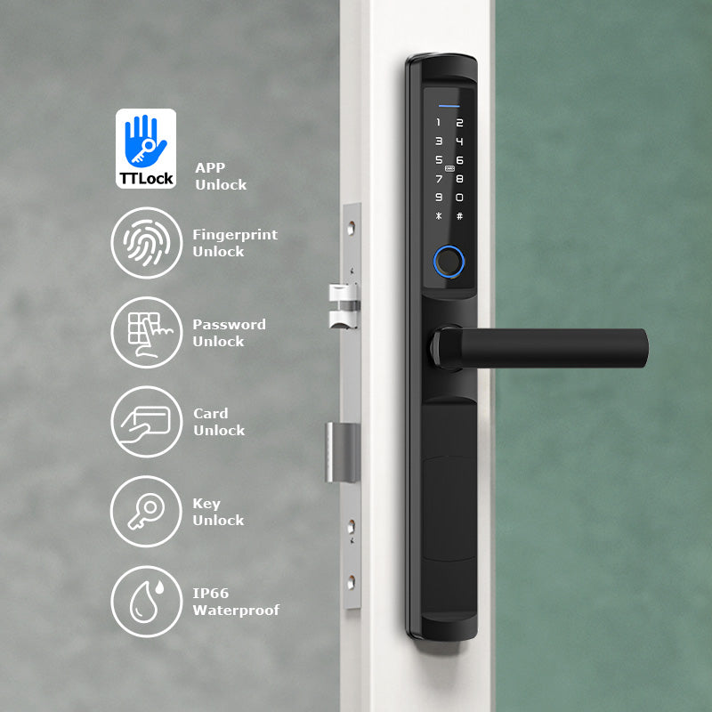 Wieldy Super Slim BLE Smart Lock - A2 - Black