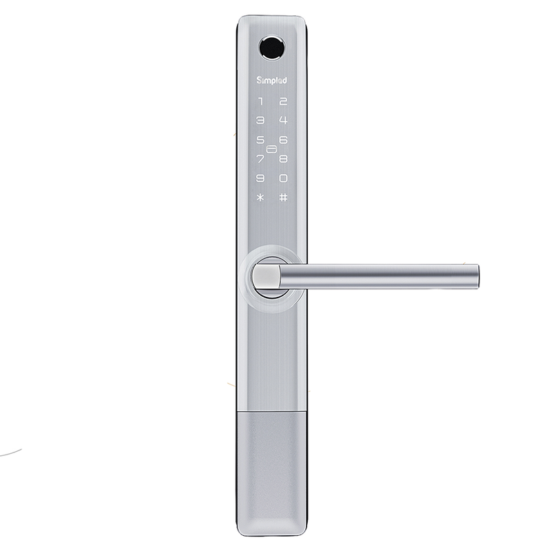 Simpled SF Slim Series Smart Lock - Silver