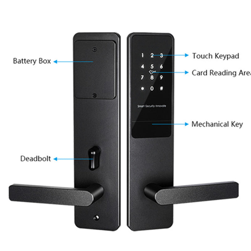Wieldy Hotel Lock - Silver - Right
