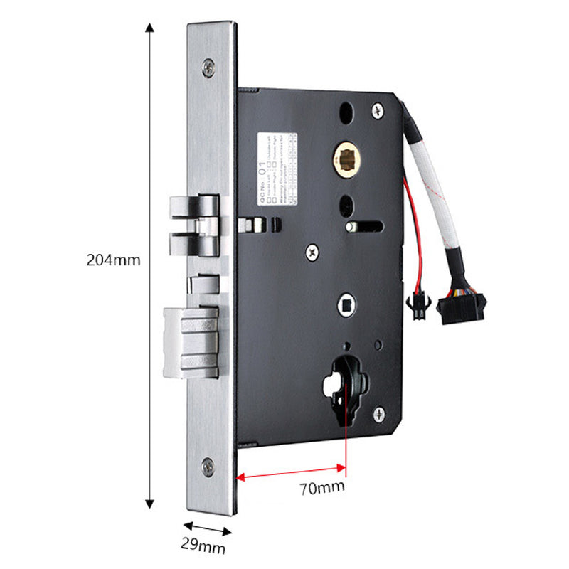 Wieldy Hotel Lock - Silver - Right