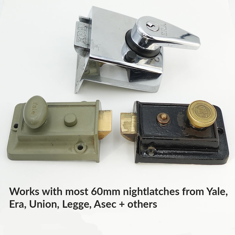 Smart Lock for Yale style nightlatches SILVER