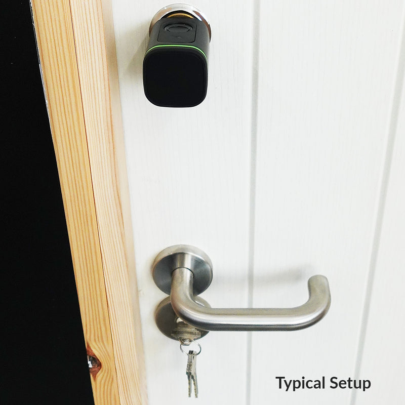 Smart Lock for Yale style nightlatches SILVER